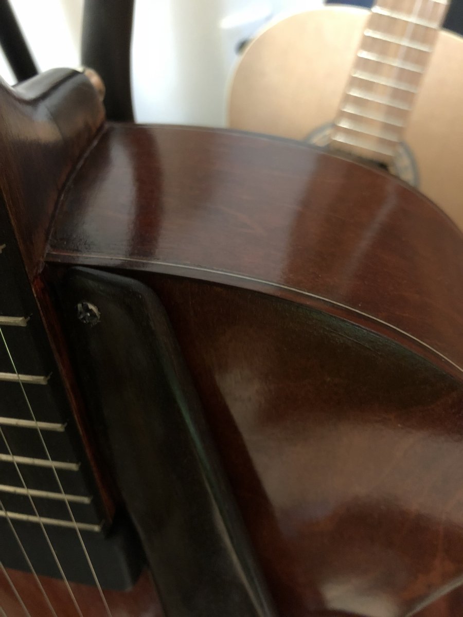 closeup of the binding