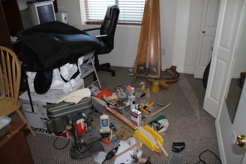 I really need a real workshop. My wife agrees.