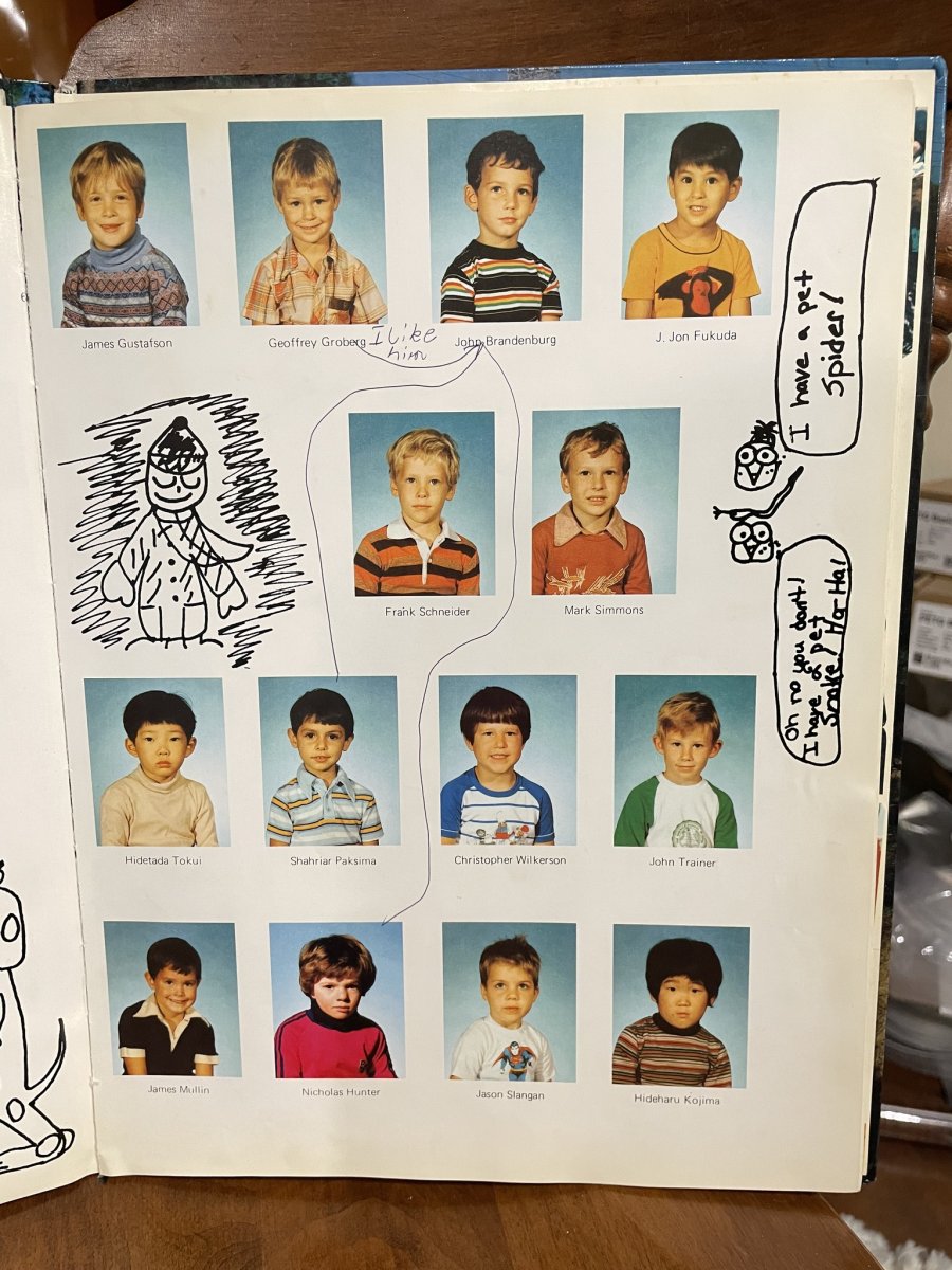 kindergarten yearbook